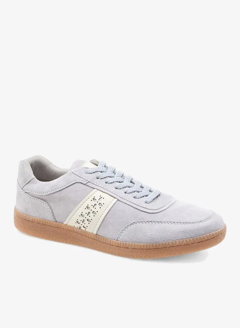 سيليست Women'S Cutout Detail Sneakers With Lace-Up Closure