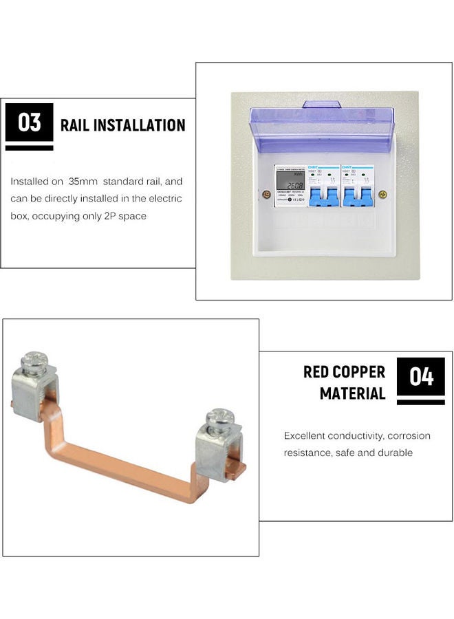 NIBEMINENT Electricity Meter White  - Image 3