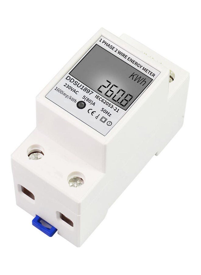 NIBEMINENT Electricity Meter White  - Image 5