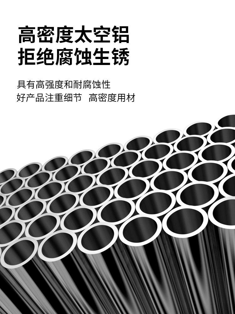 Thickened Solid Hook Punch-Free Bedroom Door Rear Row Coat Hook Space Aluminum Bathroom Wall Coat Hook - Image 5