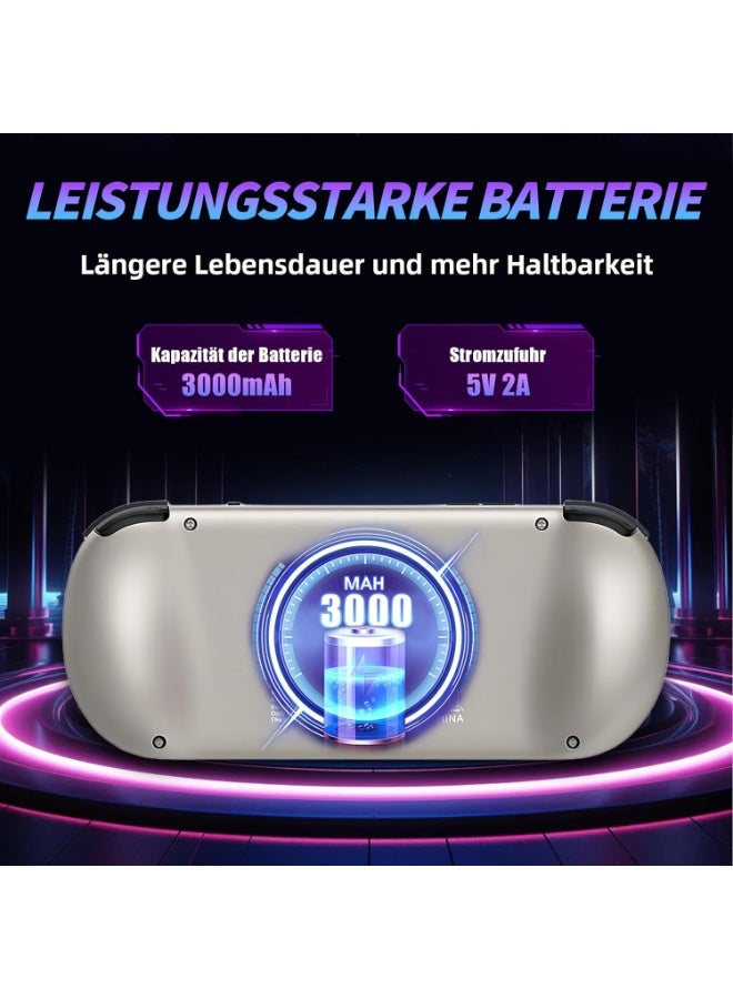 وحدة تحكم ألعاب محمولة ريترو M22 P مع شاشة IPS RGB مقاس 5 بوصات، وحدة تحكم لاسلكية، أكثر من 50,000 لعبة، و30+ محاكي - Image 2