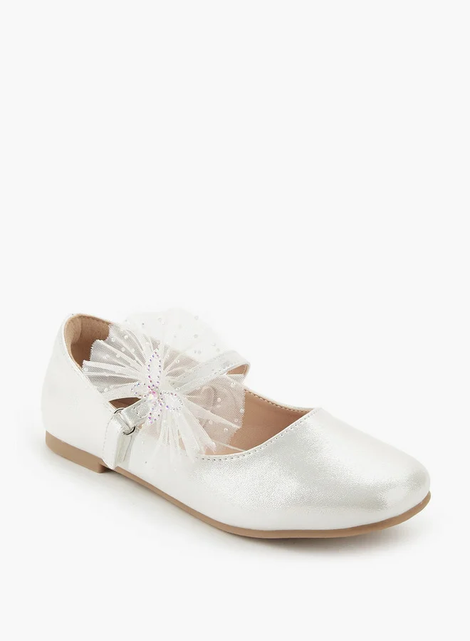 سيليست حذاء باليرينا مزين بفراشات للبنات