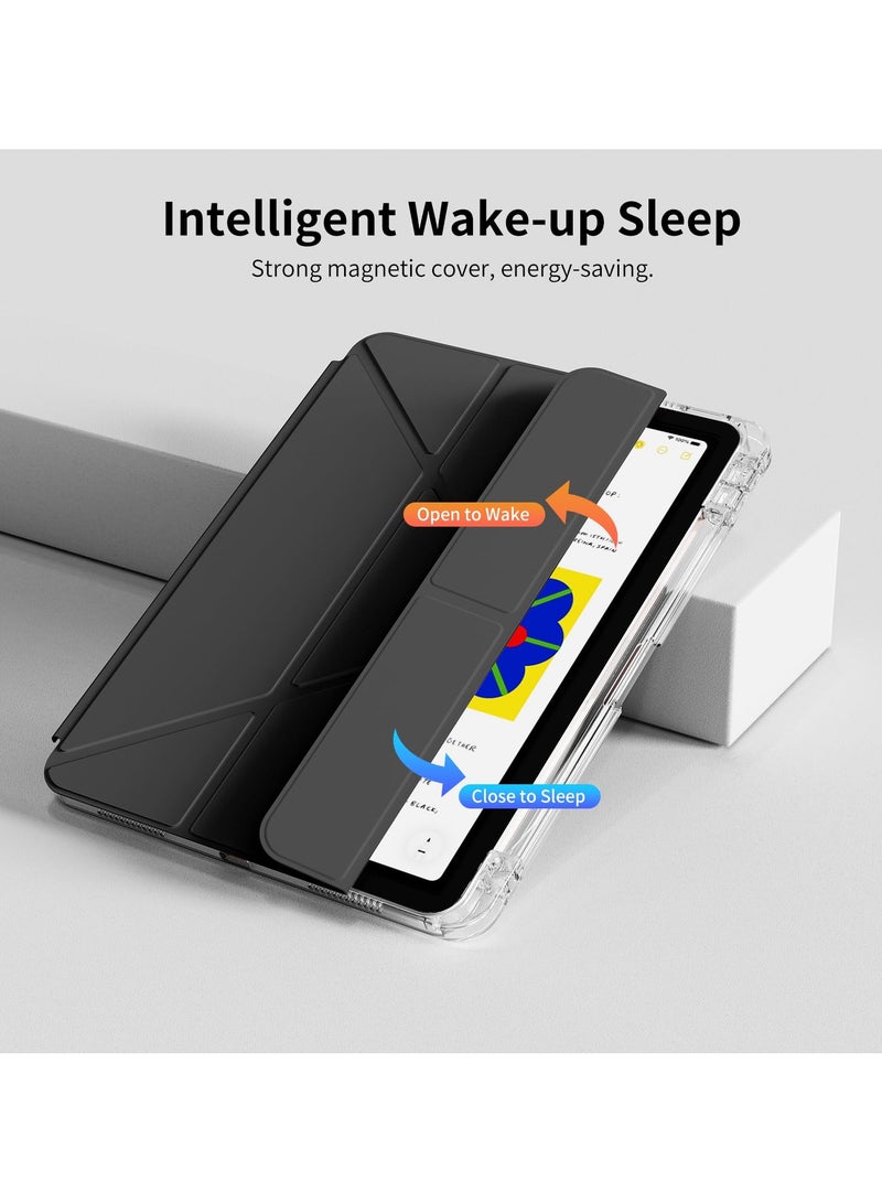 Case for HUAWEI MatePad 11.5 inch/Air 11.5 inch/11.5S 11.5inch， Triple Fold Y-shaped Design, Multi Angle, Leather Tablet Cover With Pen Slot, Automatic Wake-up/sleep, Black - Image 5