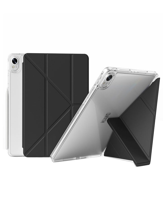 Case for HUAWEI MatePad 11.5 inch/Air 11.5 inch/11.5S 11.5inch， Triple Fold Y-shaped Design, Multi Angle, Leather Tablet Cover With Pen Slot, Automatic Wake-up/sleep, Black - Image 1