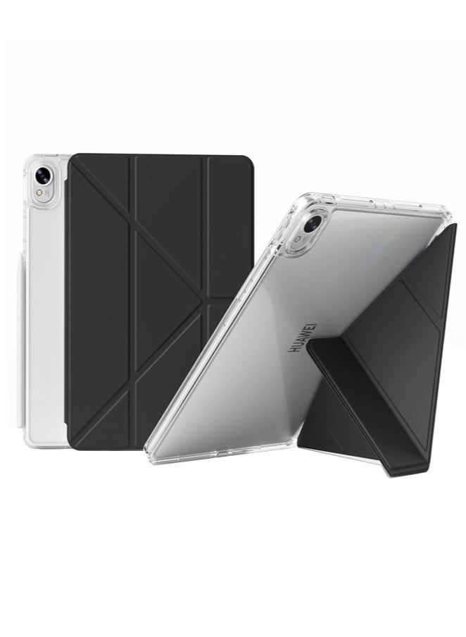 Case for HUAWEI MatePad 11.5 inch/Air 11.5 inch/11.5S 11.5inch， Triple Fold Y-shaped Design, Multi Angle, Leather Tablet Cover With Pen Slot, Automatic Wake-up/sleep, Black - Image 1
