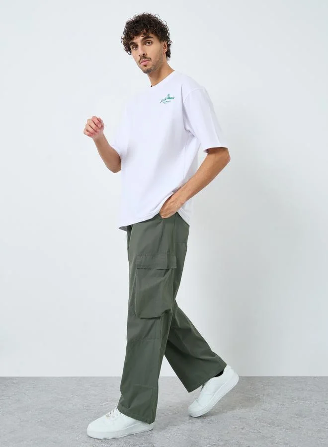 Styli Men Oversized Cargo Pocket Pants