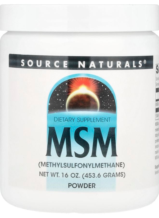MSM Powder 16 oz (453.6 g)