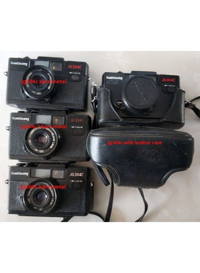 Generic Used Old Camera Retro Paraxial Film Camera Nostalgic Old Object Fool Film Machine Collectible Ornaments-Body Color:jg 304 A C Camera With Holster Jg 304 A C Camera With Holster  - Image 2
