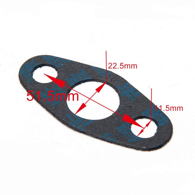 EPMAN EPZDP18A 10pcs Turbo Oil Return Drain Gasket for T3 T4 Turbocharge Gasket Paper - Image 3