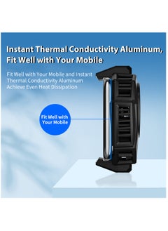 Memo DL05 Mobile Phone Cooler Semiconductor Heatsink Cellphone Cooling Fan for Gaming Support 65-85mm Wide Smartphone Radiator Cooler  - Image 4