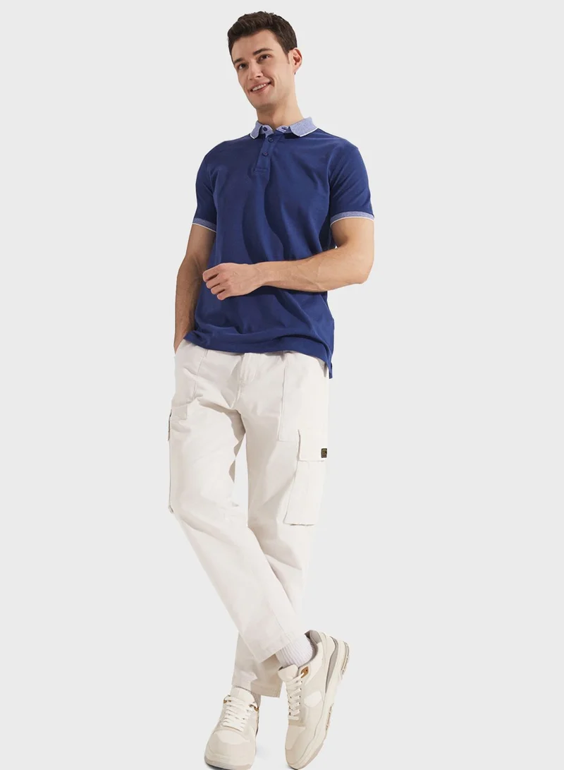 JUNE Essential Slim Fit Polo