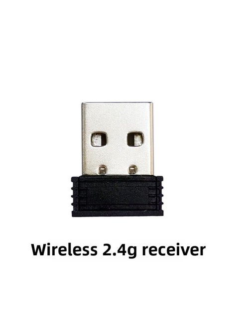 Wired Mechanical Keyboard To Wireless Bluetooth Converter DIY Module USB Wireless 2.4G Three-mode Multi-device Switching-Color:Wireless Receiver