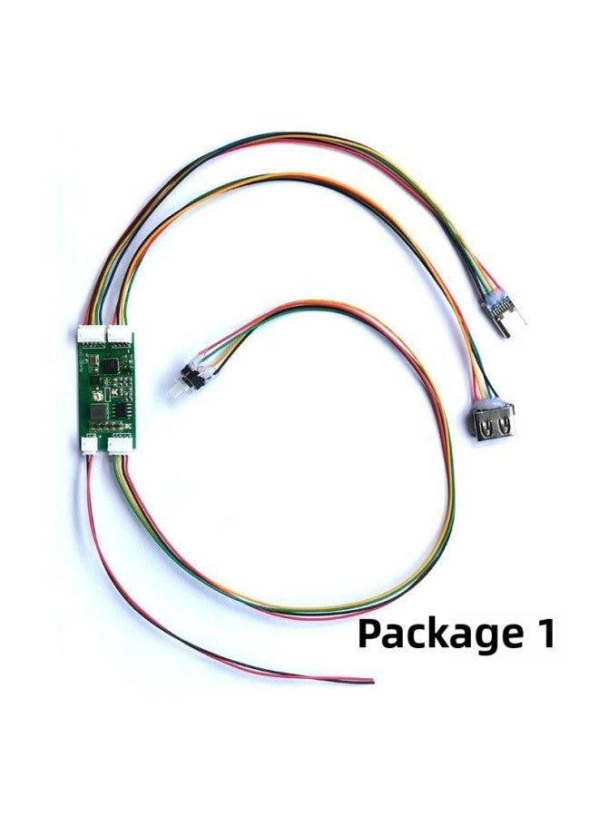 Wired Mechanical Keyboard To Wireless Bluetooth Converter DIY Module USB Wireless 2.4G Three-mode Multi-device Switching-Color:Wireless Receiver