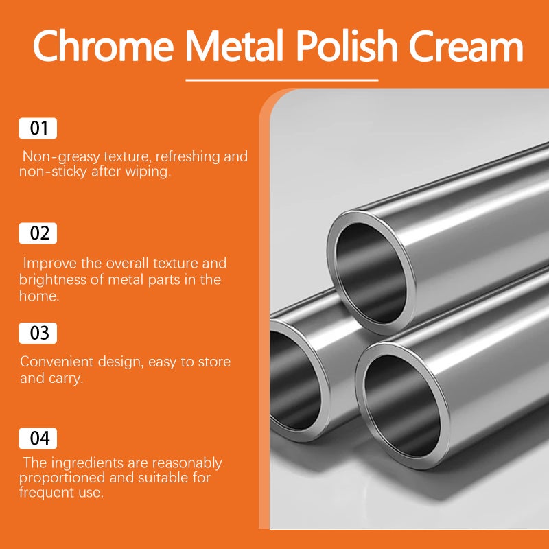 Jue Fish Metal Polishing Paste Prevents Rust, Removes Stains, Maintains Gloss And Easily Cares For The Surface Of Stainless Steel And Aluminum Products - Image 3