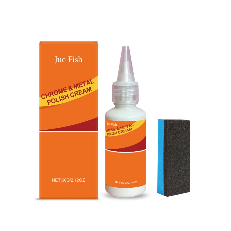 Jue Fish Metal Polishing Paste Prevents Rust, Removes Stains, Maintains Gloss And Easily Cares For The Surface Of Stainless Steel And Aluminum Products - Image 1