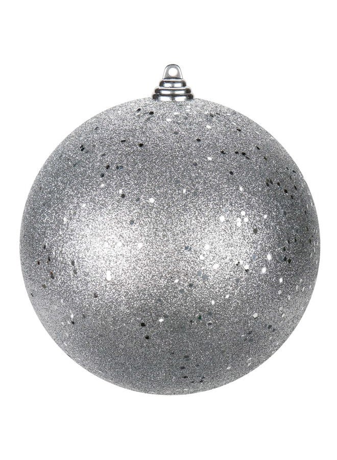 GnFlus Christmas Ornaments Balls 7.1" Large Christmas Decorations Xmas Tree Shatterproof Big Silver Christmas Ball Ornaments with Hanging Loop for Wedding Holiday Halloween Party Indoor Outdoor Decor - Image 1
