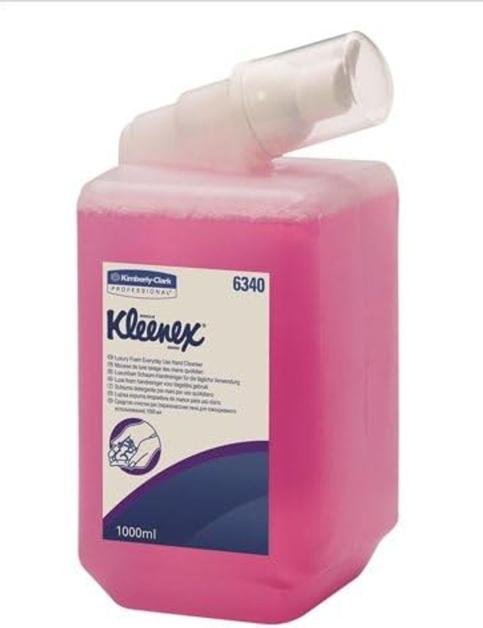 KIMCARE ANTIBACTERIAL FOAM SOAP HAND WASH CLEANSER DISPENSER REFILL 1000ML FOR DISPENSER 6983 REF 6341