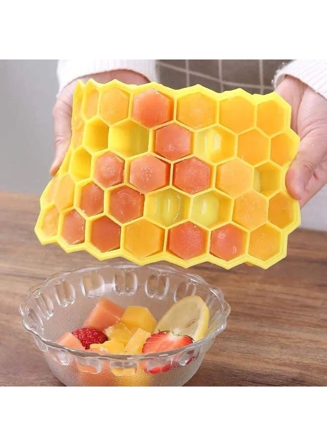 Honeycomb Silicone Ice Cube Tray – Flexible & Easy to Use - Image 5