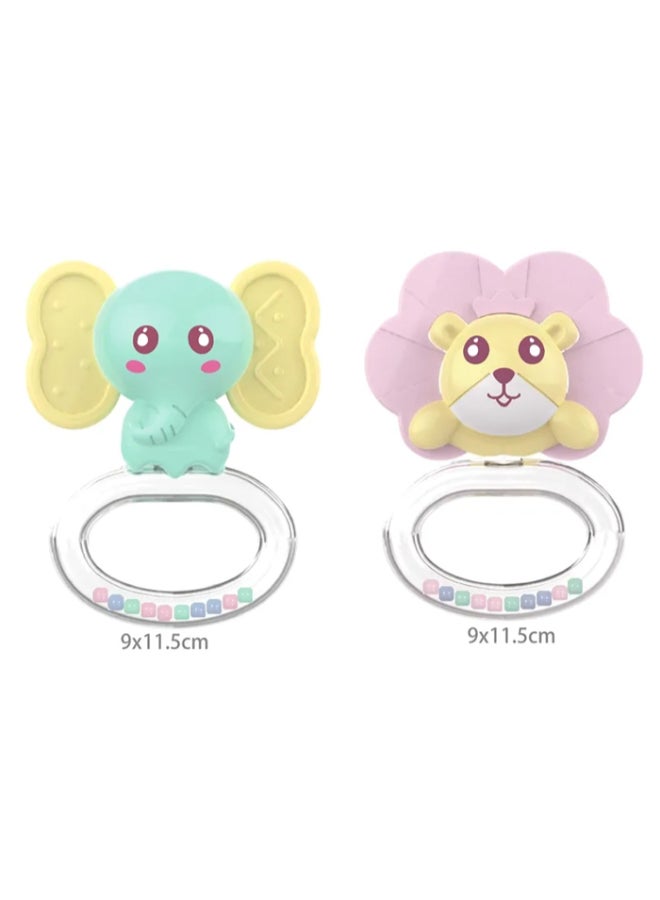 HUANGER طقم ألعاب رنين عضاضة، 6 قطع - Image 3