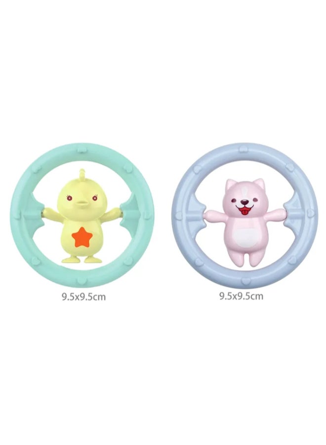 HUANGER طقم ألعاب رنين عضاضة، 6 قطع - Image 2