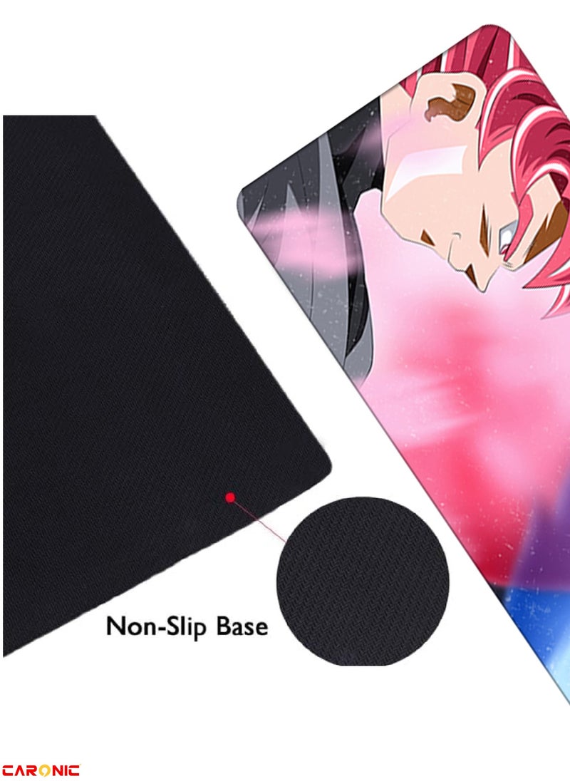 CARONIC - Large Gaming Mouse Pad with Superior Micro Weave Cloth Extended Desk Mousepad with Stitched Edges Non-Slip Base Water Resist Keyboard Pad For Gamer And Office Home  Carl_M1011 - Image 1