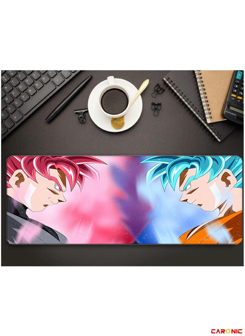 CARONIC - Large Gaming Mouse Pad with Superior Micro Weave Cloth Extended Desk Mousepad with Stitched Edges Non-Slip Base Water Resist Keyboard Pad For Gamer And Office Home  Carl_M1011 - Image 1