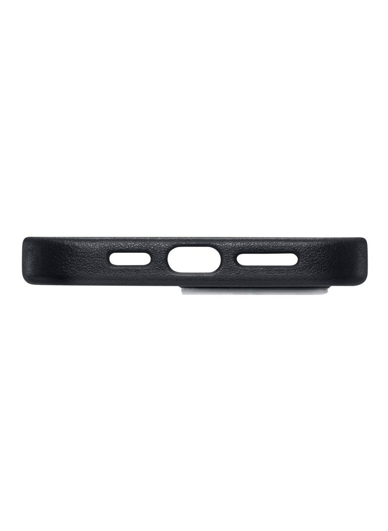 Caseology - Nano Pop Mag LE Vegan Leather Case [Built-in Magnet] Designed for Magsafe Compatible with iPhone 14 Pro Max Case 5G (2022) - Black Sesame - Image 1