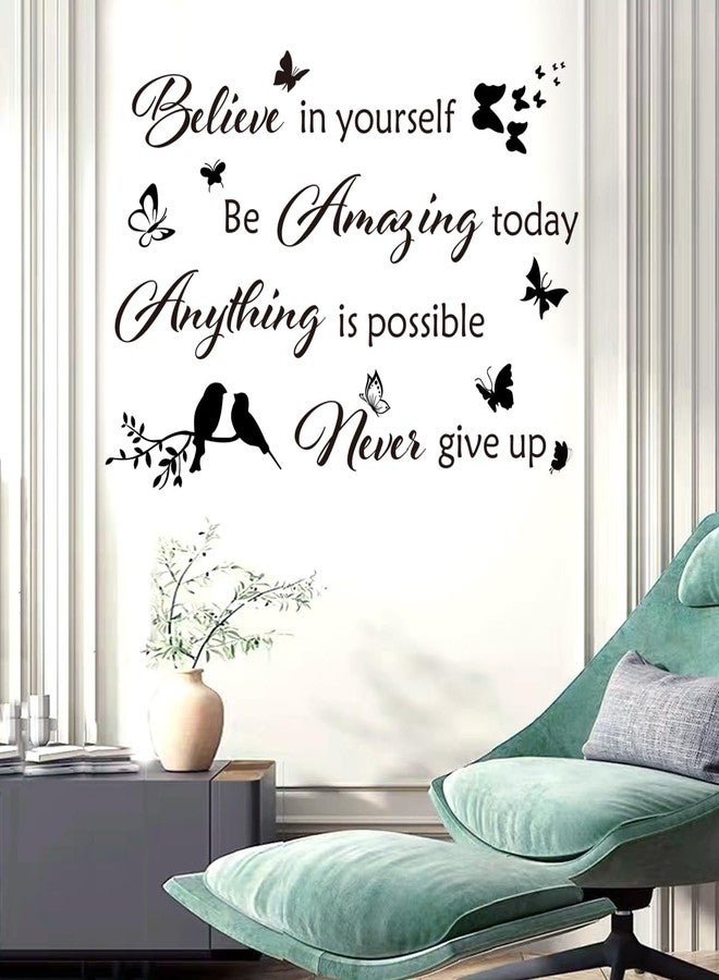 Datesno Inspirational Wall Stickers Wall Quotes Letter Stickers Ability Motivation Believe in Yourself Saying Home Decals Quote for Bedroom Living Room Hallways Office Classroom Teen Dorm Room Home Decor - Image 2