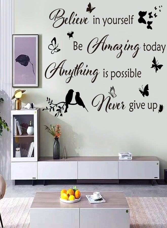 Datesno Inspirational Wall Stickers Wall Quotes Letter Stickers Ability Motivation Believe in Yourself Saying Home Decals Quote for Bedroom Living Room Hallways Office Classroom Teen Dorm Room Home Decor - Image 3