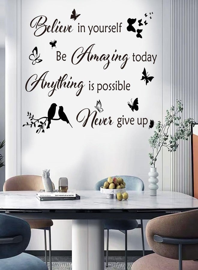 Datesno Inspirational Wall Stickers Wall Quotes Letter Stickers Ability Motivation Believe in Yourself Saying Home Decals Quote for Bedroom Living Room Hallways Office Classroom Teen Dorm Room Home Decor - Image 4