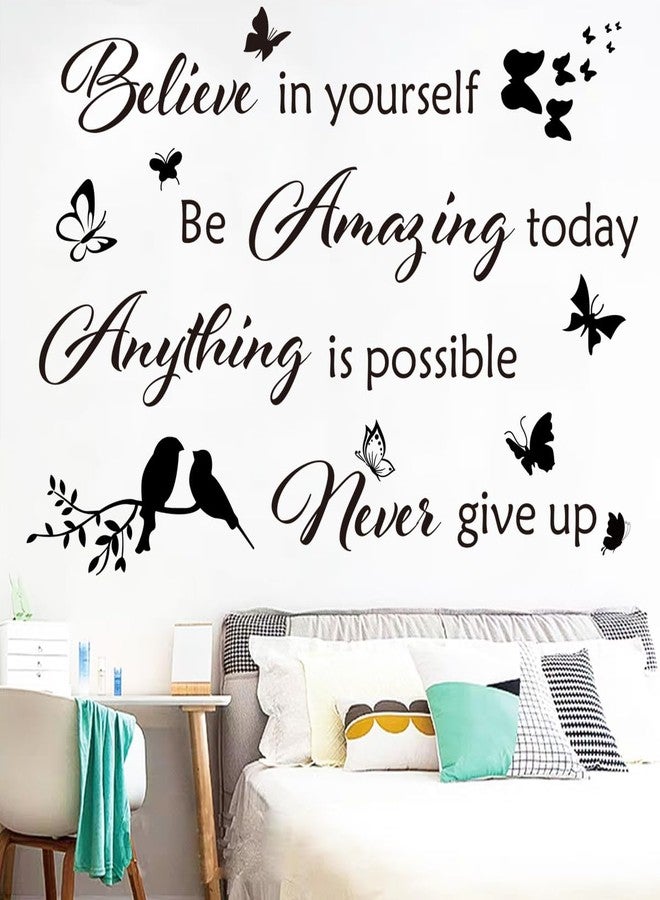 Datesno Inspirational Wall Stickers Wall Quotes Letter Stickers Ability Motivation Believe in Yourself Saying Home Decals Quote for Bedroom Living Room Hallways Office Classroom Teen Dorm Room Home Decor - Image 5