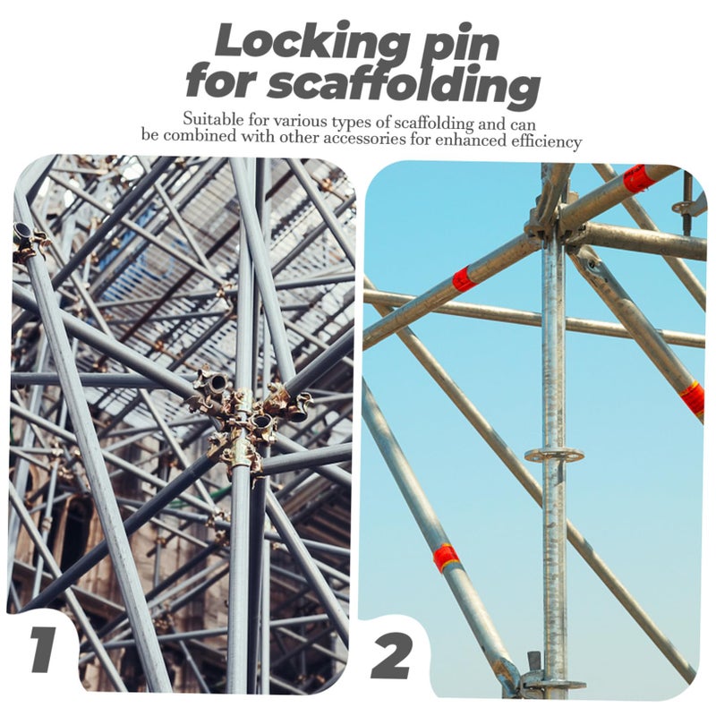 8pcs Galvanized Steel Scaffolding Locking Pin Fixed Replacement Parts - Image 4