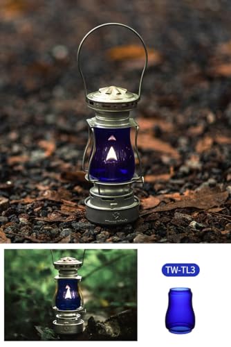 Thous Winds Twlight Oil Lamp ShadeBlue - Image 3