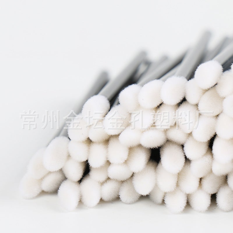 Portable Lip Brush Disposable Lipstick Brush Black White Transparent Tube Lipstick Brush Beauty Makeup Tools - Image 5