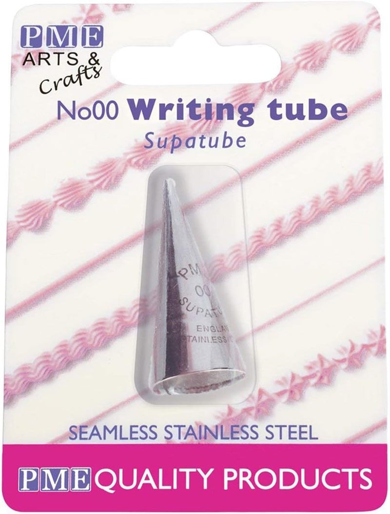 PME Seamless Stainless Steel Supatube Decorating Tip Writer No. 00 - Image 3