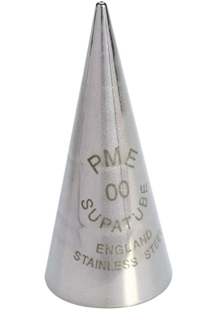 PME Seamless Stainless Steel Supatube Decorating Tip Writer No. 00 - Image 1