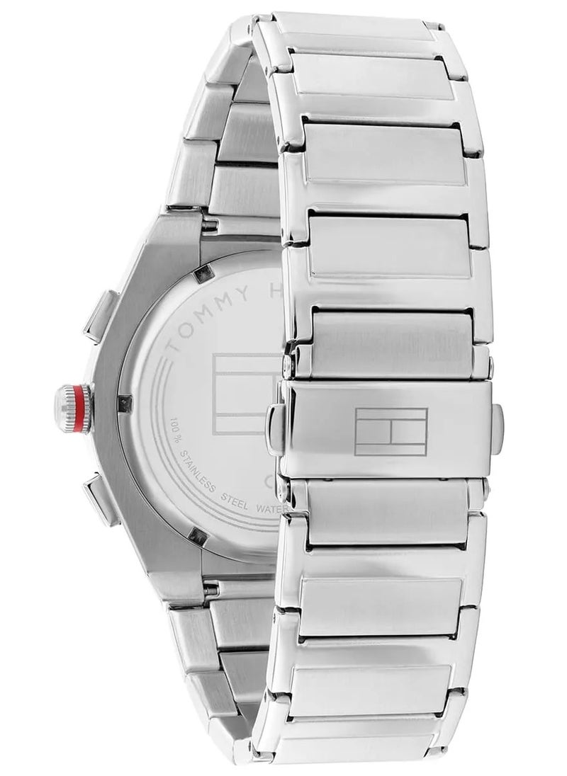 Men's Quartz Multifunction Watch with Stainless Steel Strap, Color: Silver (Model: 1791897), Silver, Quartz Watch - pzsku/Z8F21551918FCB72DAB67Z/45/_/1724588224/38de12ac-4973-4f5b-adc8-1be6aa5b1418