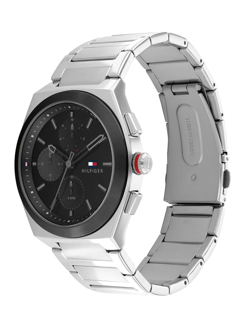 Men's Quartz Multifunction Watch with Stainless Steel Strap, Color: Silver (Model: 1791897), Silver, Quartz Watch - pzsku/Z8F21551918FCB72DAB67Z/45/_/1724588224/5afb8b50-093d-4cc0-832b-af268f0559cd