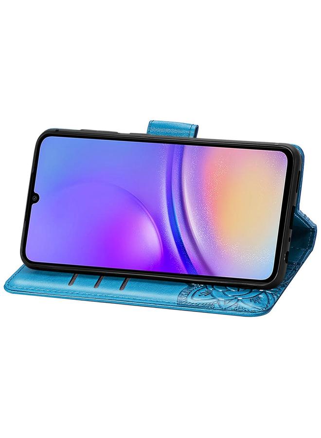 S-TOP Case For Samsung Galaxy A05 Butterfly Love Flower Embossed Leather Phone Case - Image 4