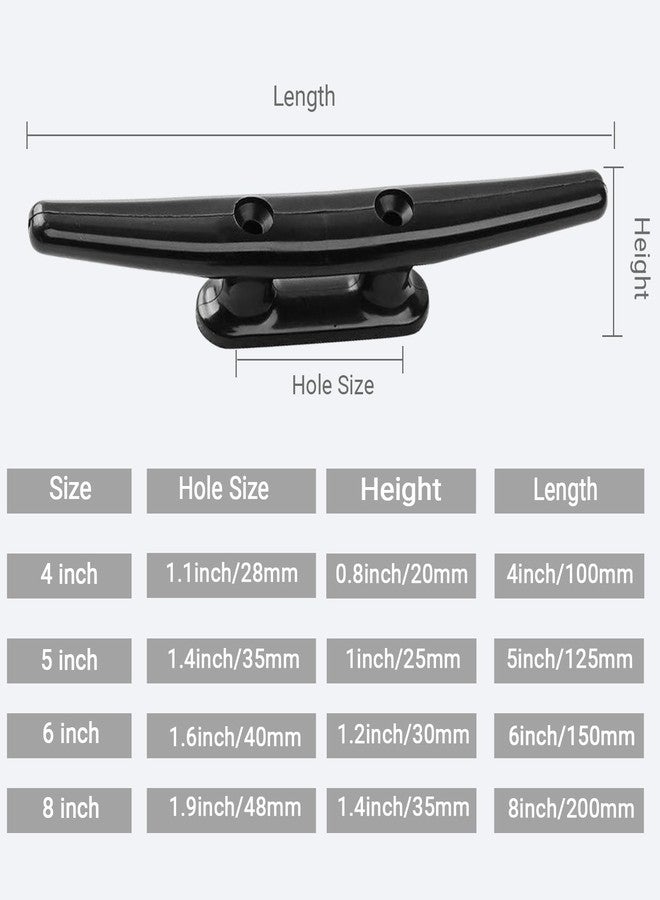 OSTARE Nylon Cleat Boat Kayak Cleat 4",5",6",8",4 Pack (8" Cleat) - Image 5