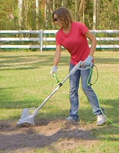 Earthwise Power Tools by ALM Earthwise TC70025 7.5-Inch 2.5-Amp Corded Electric Tiller/Cultivator, 7.5-Inch, 2.5-Amp Corded, Grey - Image 2