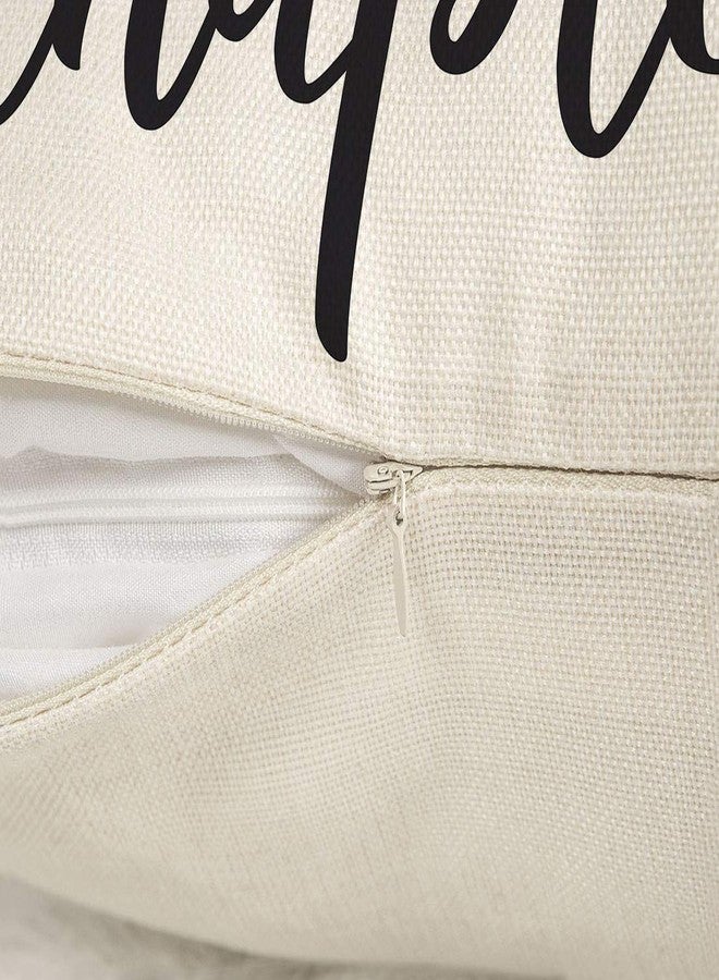 4TH Emotion Just One More Chapter Throw Pillow Case Cushion Cover Book Lovers Linen 18 x 18 Inch - Image 3