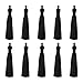 Tupalizy Tupalizy 10PCS Handmade Soft Silky Tassels with Hanging Loop for Bookmarks Keychains Earring Bracelets Jewelry Making - Image 2