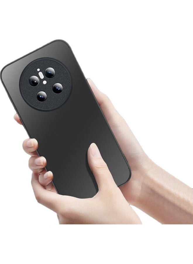 Hotfire Ag Matte Huawei Mate70 Phone Case Huawei Mate70 Protective Case Matte Full Coverage Anti-Drop Anti-Fingerprint Simple - Graphite Black - Image 1