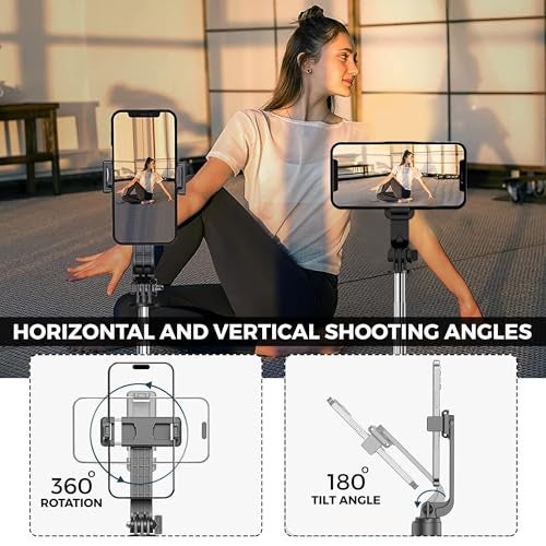 WeCool S2 Selfie Stick Tripod, 6sec Telescopic Pole with 42in/106cm extendable Selfie Stick, Detachable Mobile Holder with Wireless Remote for Photoshoot & Vlogging, Compatible with iPhone & Android - Image 2