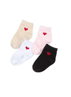 Generic Chemical-Free Newborn Socks – 4 Pieces for Complete Safety.  - Image 1