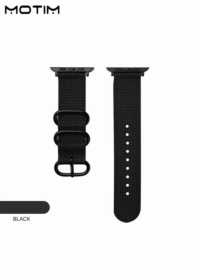 Motim - Nylon Loop Watch Band for Apple Watch 41mm 40mm 38mm, Braided  Sport Strap Replacement Strap Compatible with iWatch SE & Series 10/9/8/7/6/5/4/3/2/1/Ultra/SE - Image 1