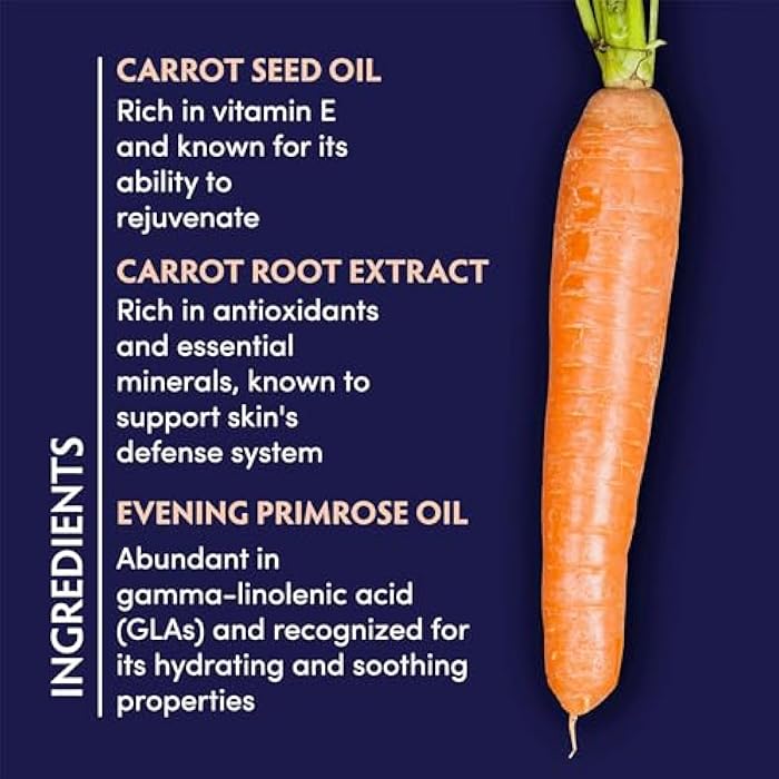 Naturopathica Carrot Seed Soothing Facial Oil, Rejuvenating Face Oil to Help Prevent Redness & Protect Skin, Hydrating Antioxidant Oil for Face, 1.18 fl oz - Image 3