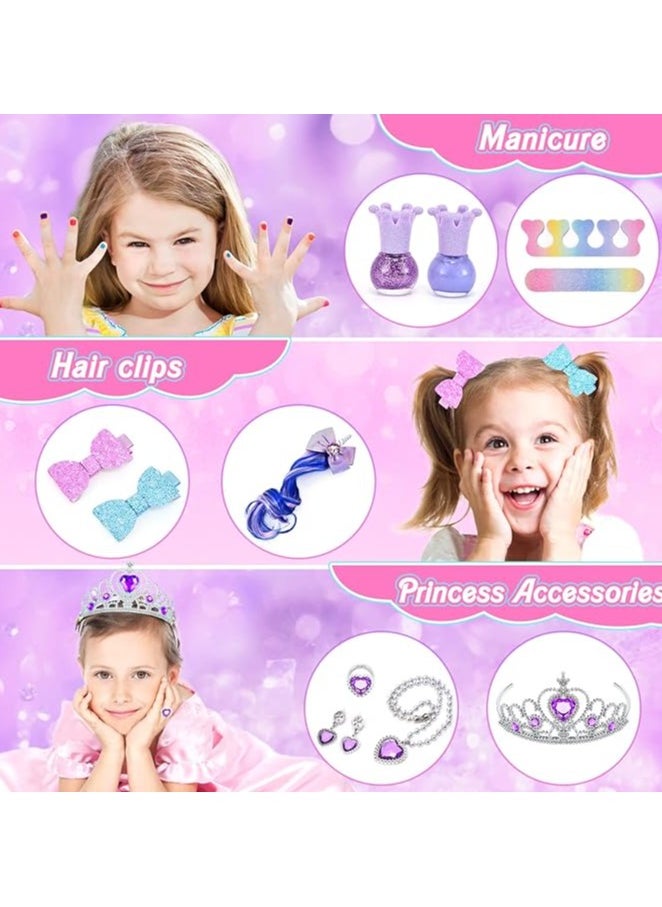 General - Kids Makeup Kit for Girls Unicorn Set Real Washable Make up Little Girl Princess Toddler Kid Birthday Gifts Toys Girls 3 4 5 6 7 8 9 10 Year Old - Image 1