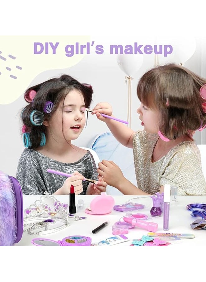 General - Kids Makeup Kit for Girls Unicorn Set Real Washable Make up Little Girl Princess Toddler Kid Birthday Gifts Toys Girls 3 4 5 6 7 8 9 10 Year Old - Image 1